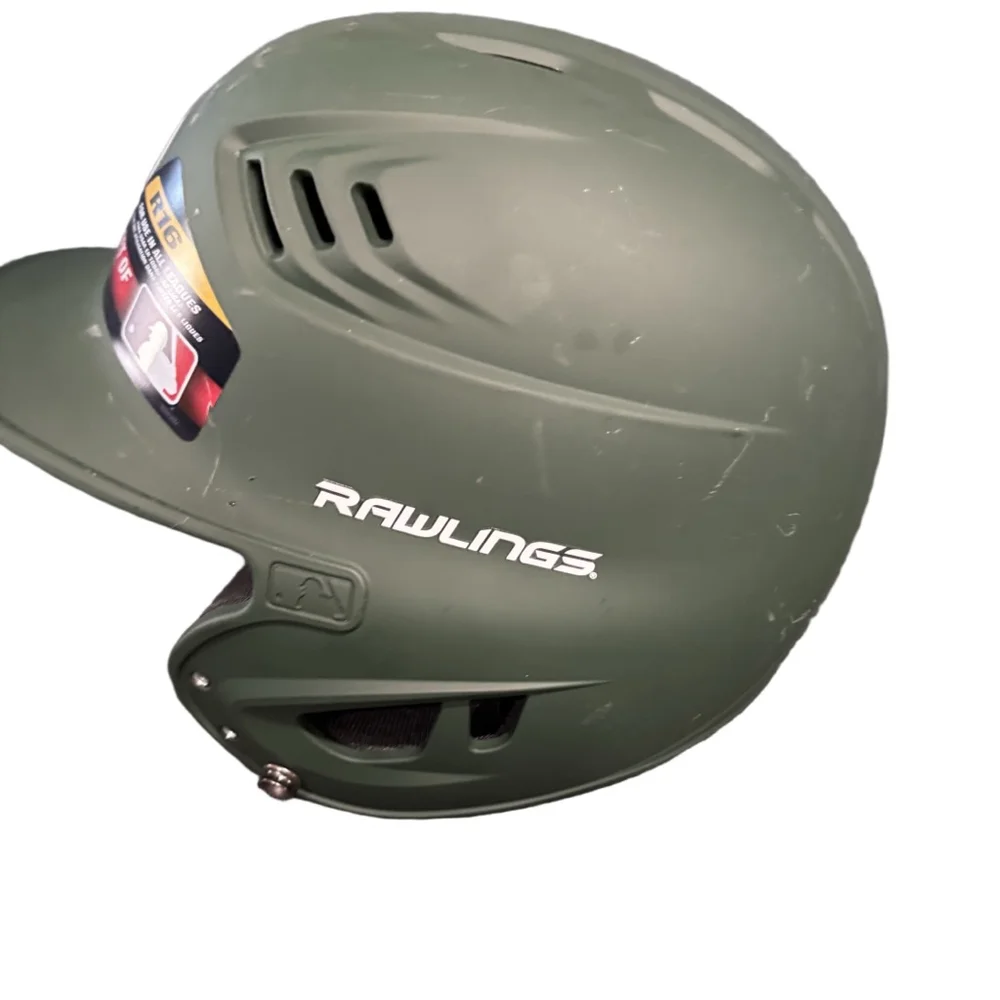 Boys Rawlings Green Baseball Batting Helmet size 6-7 - Picture 4 of 5
